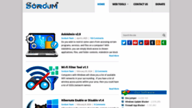 What Sordum.org website looks like in 2024 