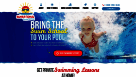 What Sunsationalswimschool.com website looks like in 2024 