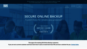 What Sosonlinebackup.com website looks like in 2024 