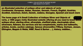 What Silvercollection.it website looks like in 2024 