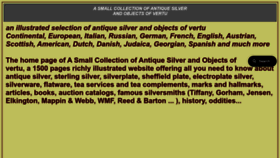 What Silvercollection.it website looked like in 2024 (1 year ago)