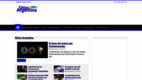 What Sitiosargentina.com.ar website looks like in 2024 