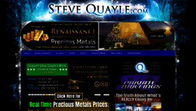 What Stevequayle.com website looks like in 2024 