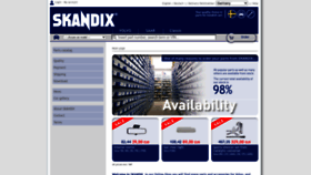 What Skandix.de website looks like in 2024 