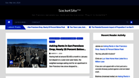 What Socketsite.com website looks like in 2024 