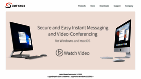 What Softros.com website looked like in 2024 (1 year ago)