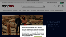 What Spartoo.es website looks like in 2024 