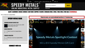 What Speedymetals.com website looks like in 2024 
