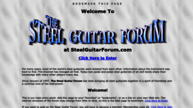 What Steelguitarforum.com website looks like in 2024 