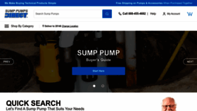 What Sumppumpsdirect.com website looked like in 2024 (1 year ago)