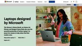What Surface.com website looks like in 2024 