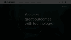 What Synnex.ca website looks like in 2024 