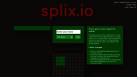 What Splix.io website looked like in 2024 (1 year ago)