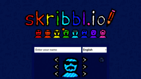What Skribbl.io website looks like in 2024 