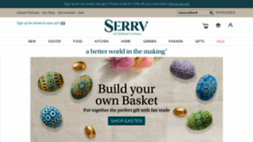 What Serrv.org website looks like in 2024 