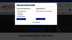 What Schoolhealth.com website looks like in 2024 