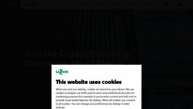 What Saxion.edu website looks like in 2024 