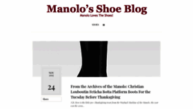 What Shoeblogs.com website looks like in 2024 