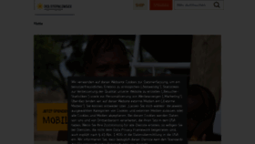 What Sternsinger.org website looked like in 2024 (1 year ago)