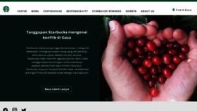 What Starbucks.co.id website looked like in 2024 (1 year ago)