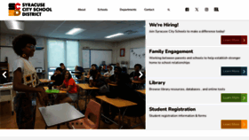 What Syracusecityschools.com website looks like in 2024 