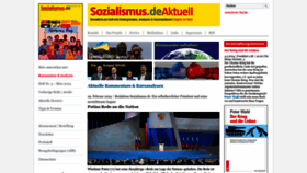 What Sozialismus.de website looks like in 2024 