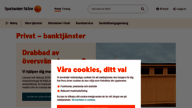 What Sparbankenskane.se website looks like in 2024 