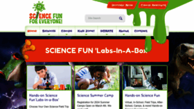What Sciencefun.org website looks like in 2024 