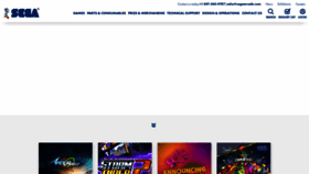 What Segaarcade.com website looks like in 2024 