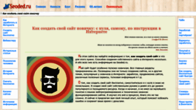 What Seoded.ru website looks like in 2024 