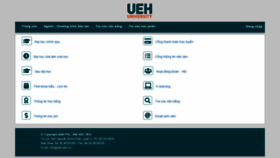 What Student.ueh.edu.vn website looks like in 2024 