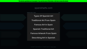 What Spanisharts.com website looks like in 2024 