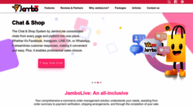 What Sea.jambolive.tv website looks like in 2024 