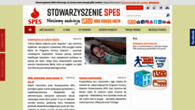 What Spes.org.pl website looks like in 2024 