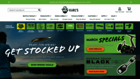 What Shopkarls.com website looks like in 2024 