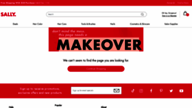 What Sallybeauty.ca website looked like in 2024 (1 year ago)