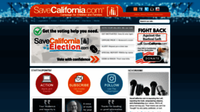 What Savecalifornia.com website looks like in 2024 