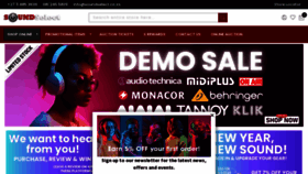 What Soundselect.co.za website looks like in 2024 
