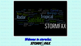 What Stormfax.com website looks like in 2024 