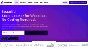 What Storerocket.io website looks like in 2024 