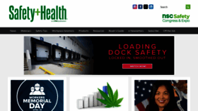 What Safetyandhealthmagazine.com website looks like in 2024 