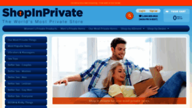 What Shopinprivate.com website looks like in 2024 