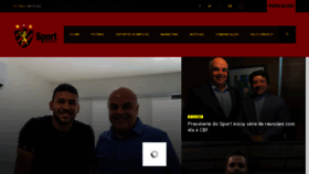 What Sportrecife.com.br website looks like in 2024 