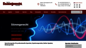 What Stimmgerecht.de website looks like in 2024 