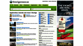 What Sverigeresor.se website looks like in 2024 