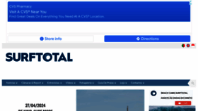 What Surftotal.com website looks like in 2024 