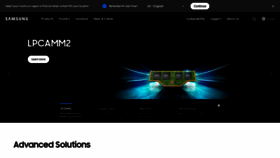 What Samsungsemi.com website looks like in 2024 