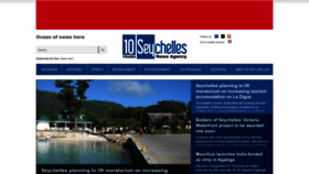 What Seychellesnewsagency.com website looks like in 2024 