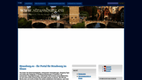 What Strassburg.eu website looks like in 2024 