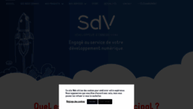 What Sdv.fr website looks like in 2024 